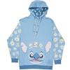 LOUNGEFLY DISNEY - LILO & STITCH - FELPA CON CAPPUCCIO - SPRINGTIME STITCH M