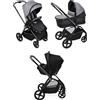 Chicco Trio Mysa Standard Glam Dew Re_Lux con Kory Essential i-Size + Cushy Hug Posturale