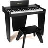 ZIPPY MAT Tastiera per bambini, pianoforte digitale a 37 tasti per
