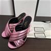 GUCCI Twist Mule sandali rosa taglia 34 1/2 (21,5-22 cm) mai usati donna 061820d