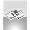 Fabas Luce Plafoniera BARD a led moderna 21W antracite 3394-28-282 Fabas Luce