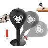 XAUXKERE Pungiball da tavolo, Punching Ball da scrivania, Mini Sacco da boxe per adulti, Antistress divertente per uomini e donne, Punchball con ventosa ad alta adesione.-A