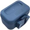 SunaOmni Scatola per vermi, in plastica, per esche vive, fori traspiranti, secchio per esche con coperchio a tenuta stagna, contenitore a vite per cintura, contenitore per attrezzi da pesca