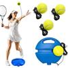 SINRAD Palla da tennis con corda, set di allenamento da tennis, base con 2 palline da tennis legate in filo, per adulti, bambini, giocatori e principianti