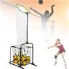 Generic Rete regolabile per allenamento pallavolo per servire e passare pratica, altezza da 2,6 m a 3,3 m, esercitazioni da solo, uso domestico, viaggio