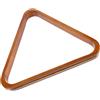 Uonlytech Triangolo da Biliardo in Legno di Arancione Struttura Stabile e Resistenza agli Urti per Tavolo da Pool e Palle da Biliardo Standard