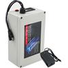 FREEDOH Batteria al Litio Ricaricabile da 12V, 10Ah, 15Ah, 20Ah, 30Ah, 40Ah, 50Ah, 60Ah, 80Ah, 100Ah, Pacco Batteria ad Alta capacità con caricabatteria e Display di Potenza.,12v30ah