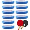 Générique Fascia da bordo per racchetta da tennis da tavolo - 17,72 pollici di nastro adesivo resistente agli urti, 10 pezzi collant a lunga durata, blu nero per l'allenamento quotidiano, competizione M