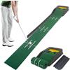 Generico Tappetino da golf - Tappetini da pratica pergolf 100x16,34x1,57 pollici, Tappetino da allenamento per golfportatile, Tappetinoper pratica swing in ABS GolfHitting | Tappetio da golf regolabile per