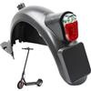 Generico Parafango per Scooter Elettrico - Gruppo parafango, Accessorio per Lampada di Coda Luminosa Impermeabile, di Supporto | Pendolarismo Quotidiano, Viaggio Urbano, Ciclismo, attre
