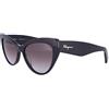 Salvatore Ferragamo Ferragamo Acetate Sunglasses Black