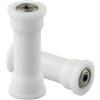 Eawfgtuw Ruota in metallo con cuscinetto in plastica per vogatore Attrezzatura Fitness Accessorio Rullo bianco con diametro esterno 38,3 mm e foro interno 8 mm Lunghezza 92,3 mm Parte ingranaggio palestra