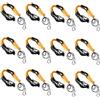 FOMIYES 12 Borse in Nylon Resistenti All'usura per Palloni da Basket e Calcio, Rete Spessa Multiuso per Sport All'aperto