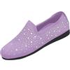 PTSIXAQ Fashy - Scarpe da spiaggia da donna, ad asciugatura rapida, antiscivolo, per spiaggia, piscina, surf, 12, viola, 36