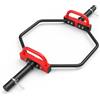 JX FITNESS Trap Bar 2 pollici, Hex Deadlift Squat Bar, 48,6 kg per squat, push-up, esercizi per spalle, agricoltori walk, 180 kg