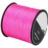 FJOADNVM Lenza Da Pesca 4 fili lenza intrecciata multifilamento 300M 500M 1000M pesca alla carpa filo intrecciato accessori for la(Pink,X4 300M 10LB 0.6)