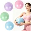 Morocket 4 palline da pilates, 25 cm, piccole palline da ginnastica con tubo gonfiabile, a prova di esplosione e antiscivolo, morbida palla da yoga per allenamento addominale e spalle, equilibrio