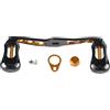 NbgrvB Supporto per canna da pesca in lega di alluminio, clip telescopica portatile con imbottitura in EVA, per canne da pesca UL/L/ML e canne da mosca sotto 1,5 cm, confezione da 5 accessori per