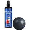 Generic Detergente per bowling, spray di manutenzione da 100 ml, con asciugamano, per palline da bowling, per principianti, bowling, uomini e donne, palestra, biliardo
