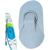 Generic Anello a D per gonfiabile, fibbia di fissaggio a forma di D, fibbia di fissaggio per gommoni, per paddleboard, kayak, zattera, canoa, tavola da surf, barca, campeggio, pesca