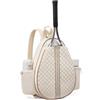 Kivivaka Borsa a tracolla leggera in poliestere per pagaie e accessori, beige