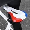 Vibsky Cuscino spesso per sellino della bicicletta, in memory foam ad alta elasticità, con sfiato per il flusso d'aria, stabile, non si sposta, comodo assorbimento degli urti per cyclette, rosso