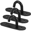 minkissy 3 Pezzi Ancoraggio in Inossidabile Multiuso per Fasce di Resistenza, Ganci Robusti per Allenamento Pesante per Outdoor e Sacchi da Boxe