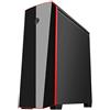 Itek Origin Case Tower Nero Rosso Gaming Casa Ufficio PC Desktop Garanzia