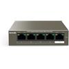 TENDA CN Tenda switch 5 porte Gigabits alim. 58W - TEG1105P-4-63W
