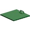FIRST PLAST Coperchio con maniglia verde 20 cm - SCDPM20V