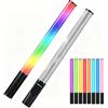 Andoer Andoer W150RGB Tubo luminoso RGB portatile Bacchetta luminosa a LED 2500K-9000K Dimmerabile 20 effetti di scena di illuminazione Batteria integrata per Vlog Live Streaming Fotografia