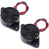 HoveeLuty Alarmante Cicalino Dc3-24v Attivo Piezo Electronic Segnale Acustico Continuo Continuo Con Filo Di Piombo