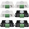 Leikurvo 6 sensori a infrarossi Koerper PIR, DC 12 V, 24 V, sensore a infrarossi, sensore di movimento automatico, per strisce LED
