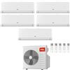 Tcl CONDIZIONATORE TCL PENTA SPLIT BREEZEIN P5 12000+12000+12000+12000+12000 BTU WIFI INVERTER MT4250 A++