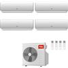 Tcl CONDIZIONATORE TCL QUADRI SPLIT ELITE F2 9000+9000+9000+12000 BTU WIFI INVERTER MT4250 A++