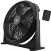 CFG Ventilatore da terra o a parete CFG Black Circle 50 colore nero con telecomando