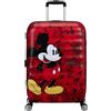 American Tourister Wavebreaker Disney - Mickey Mouse Valigia Rigida Media (67 cm), Valigia da Viaggio, Lucchetto TSA, 4 Ruote, 64 L, 3.6 kg - Mickey Comics Red