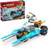 LEGO NINJAGO Zane's Ice - Giocattolo per moto con 1 minifigura inclusa, modello di veicolo costruibile, regalo Ninja per bambini dai 7 anni in su, 71816