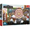 Trefl -How to Train Your Dragon, Dragons in Action - Puzzle da 100 pezzi - Puzzle colorato con draghi, per bambini dai 5 anni in su