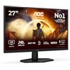 AOC Gaming Monitor Q27G42ZE 27 pollici, 2560x1440, WQHD, 260Hz, Fast IPS Panel, 0.3ms MPRT, (HDMI1x 2.0 DP 1x 1.4) Adaptive Sync, HDR10, G-Sync Compatible, Nero