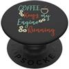 Whyitsme Design Divertente ingegneria umorismo, caffè, ingegnere design PopSockets PopGrip Adesivo