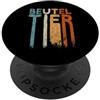 Skizzenmonster Känguru Fan Shirts Scritta in stile retrò a forma di animale Kanguru Koala PopSockets PopGrip Adesivo