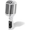 Pyle Microfono Dinamico Retro Classico, Microfono Cardioide Vintage con Cavo XLR, Compatibile con Supporto Universale, per Performance Live
