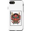 Hannya Oni Mask Aesthetic By TW Custodia per iPhone SE (2020) / 7/8 Maschera giapponese del diavolo Yokai del diavolo Hannya Giappone Oni
