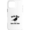 Birding in the 901 Custodia per iPhone 16 Pro Max Early Bird ottiene Lifer divertente Birding Humor