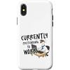 Workday Whimsy Custodia per iPhone X/XS Attualmente fingendo di lavorare Funny Goose