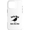 Birding in the 901 Custodia per iPhone 16 Pro Early Bird ottiene Lifer divertente Birding Humor