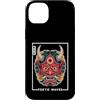Hannya Oni Mask Aesthetic By TW Custodia per iPhone 14 Plus Hannya Oni Mask Devil Yokai - Maschera giapponese con tatuaggio demone