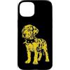 Punk Dog Rocker Rock and Roll Music Shir Custodia per iPhone 15 Plus Rocker Great Dane Punk Metal Rock and Roll Music Dog