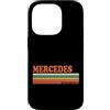 Retro Personalized Name outfit For Men W Custodia per iPhone 14 Pro MERCEDES Retro Personalizzato Nome Vintage Stripes